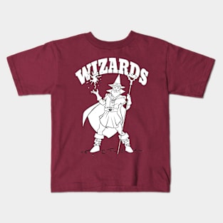 Wizard Mascot Kids T-Shirt